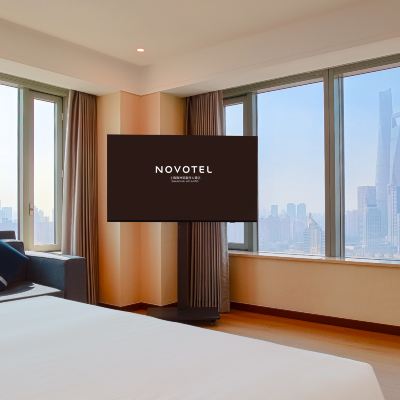 三件套江景尊貴大床房 上海海神諾富特大酒店優惠