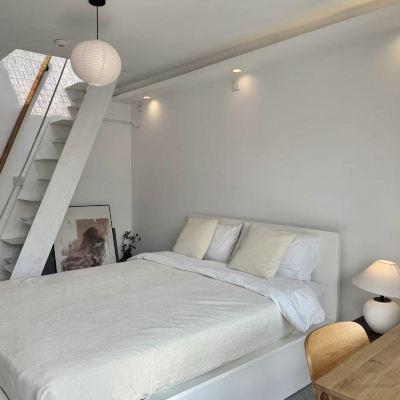 【獨立露台】新中式禪意帶露台201 北京晨源客棧優惠