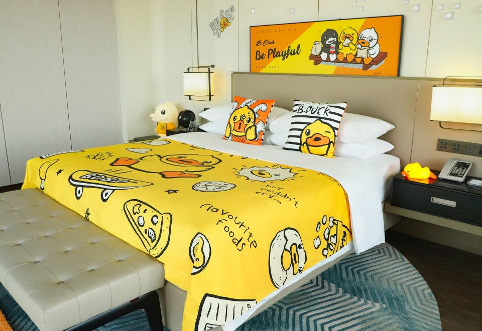 小黃鴨主題親子開放式套房