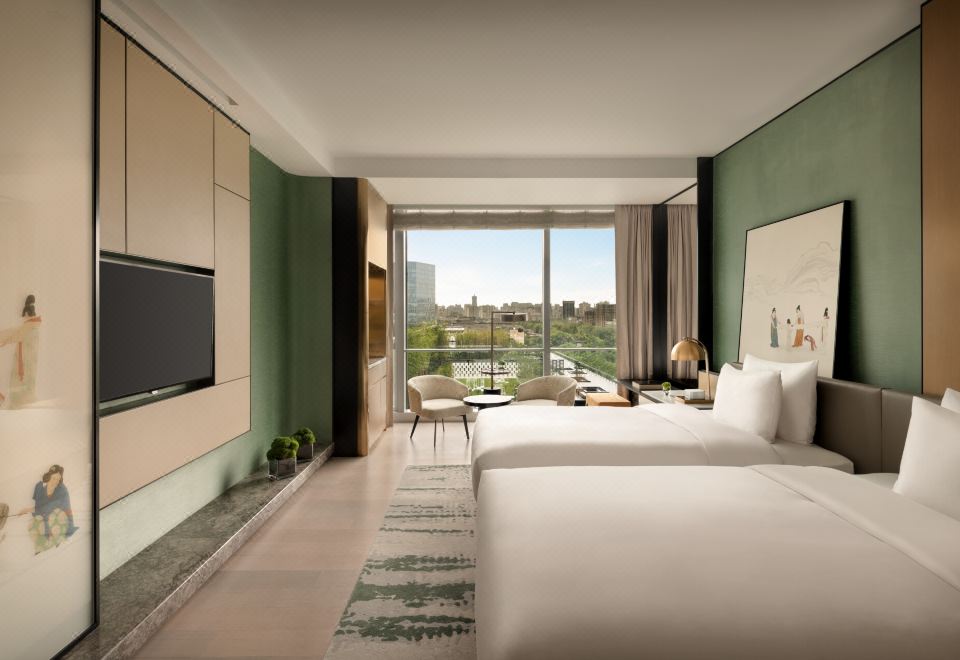 枕河雙卧家庭套房