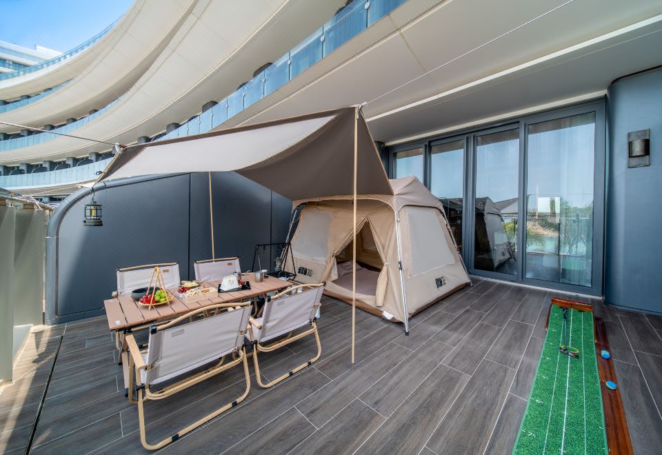 海嶼聽潮露營主題雙床房