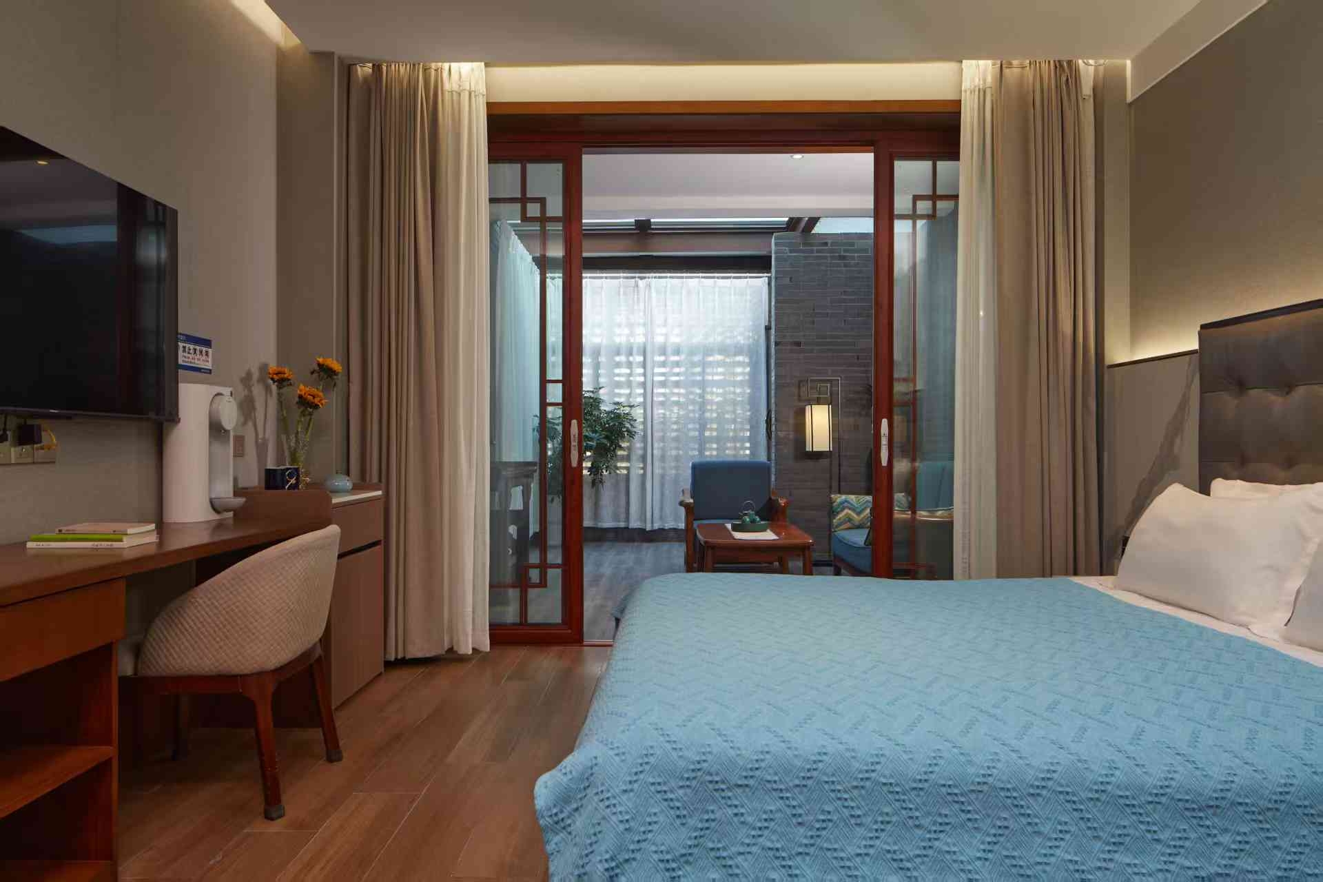 Xiang Zhang Shu Hotel龙吟·私域一室一厅一床一榻·庭院房