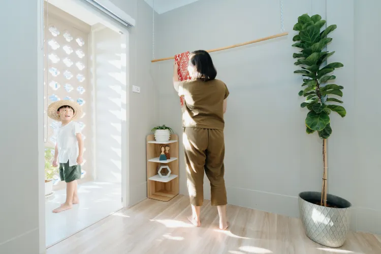 ห้องเดี่ยวพร้อมระเบียง (เตียงใหญ่)