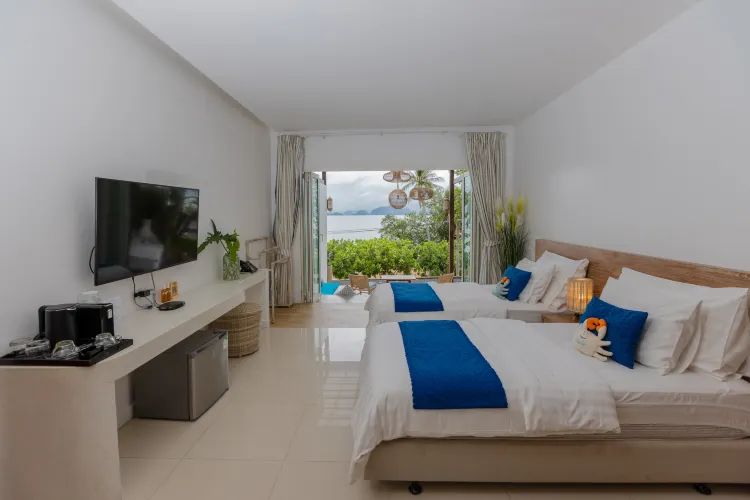 ห้องดีลักซ์ วิวทะเล เตียงแฝด