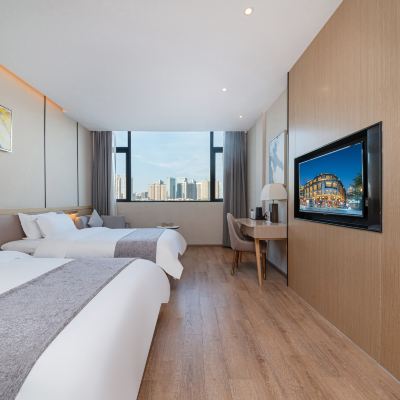 江景雙床房 惠州朗曼飯店（西湖水東街店）優惠