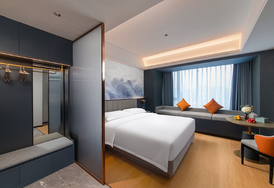 R-丽致大床房（全屋地暖+超大飘窗+榻榻米+智能马桶）