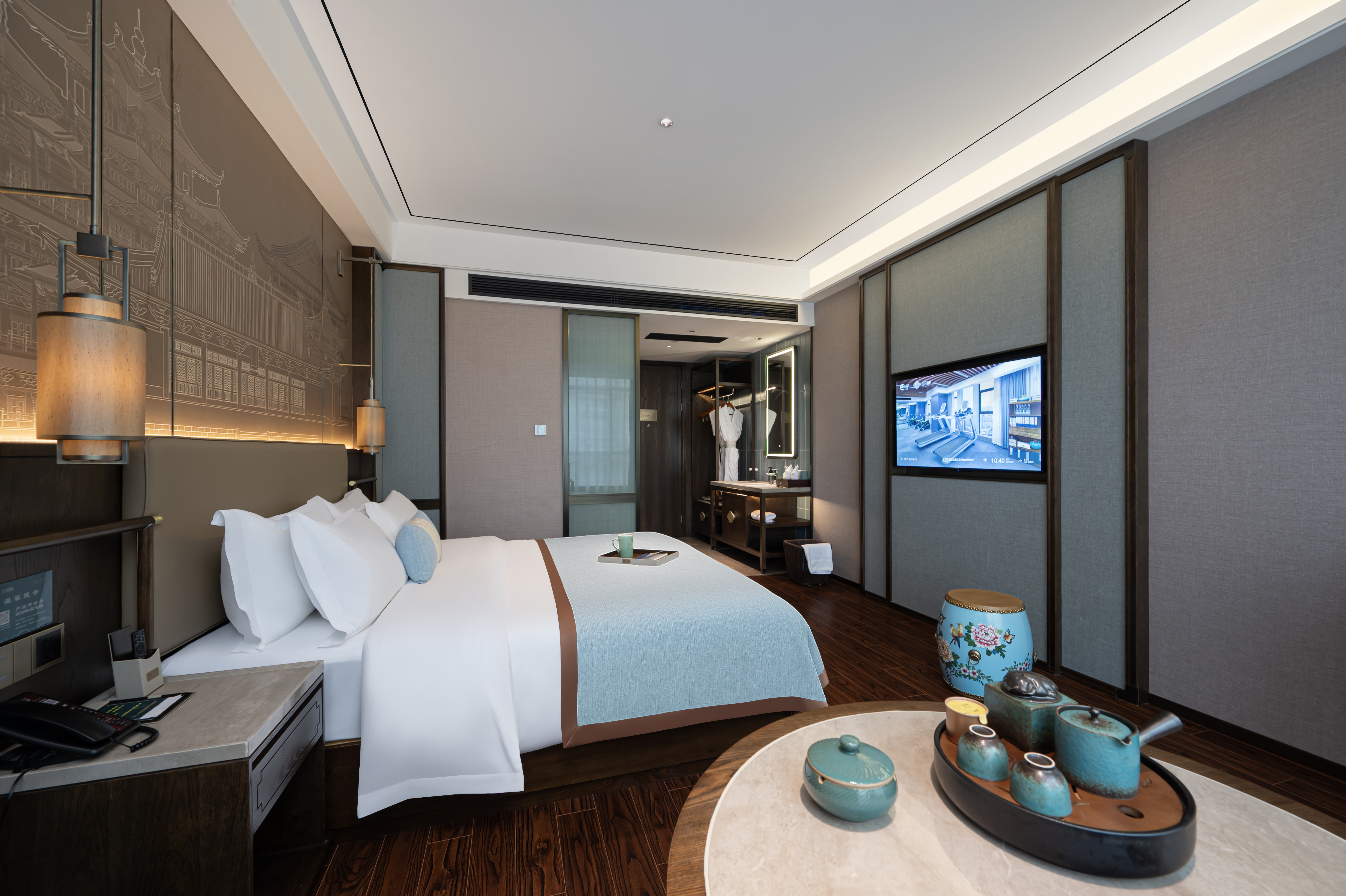 茗雅礼居大床房（慕思床垫+小度智控）