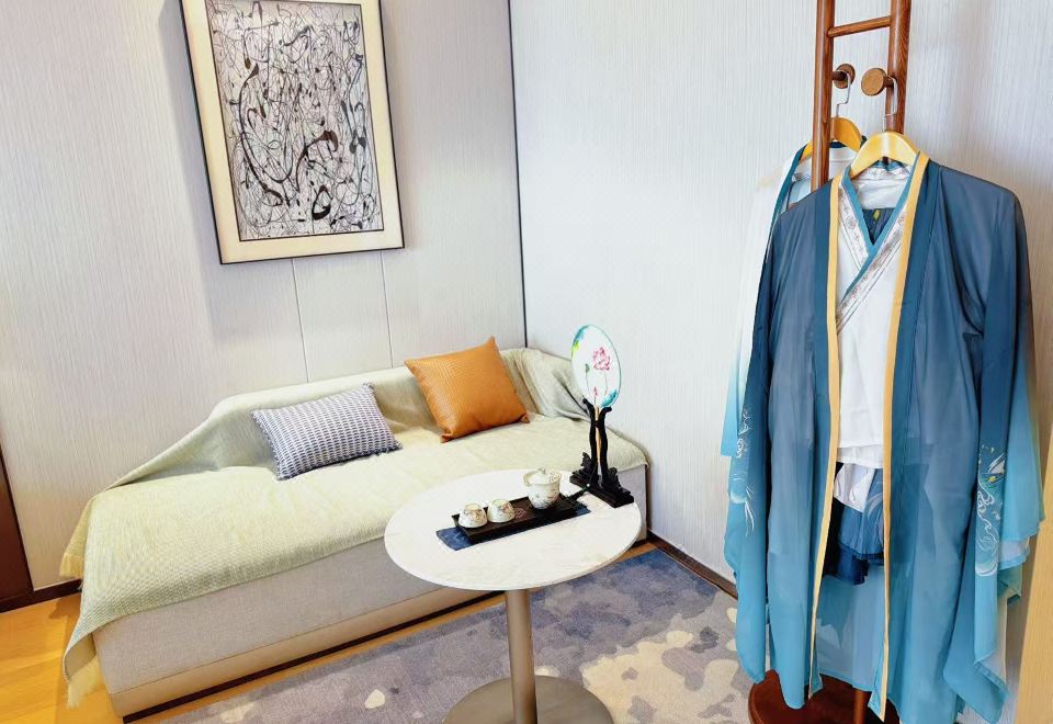 漢服新中式主題行政大床房（洗衣機+廚房+冰箱）