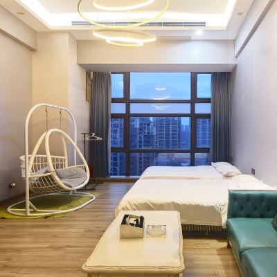 高端智能型•複式行政三床房 卡繆智能酒店公寓（珠海奧園廣場店）優惠