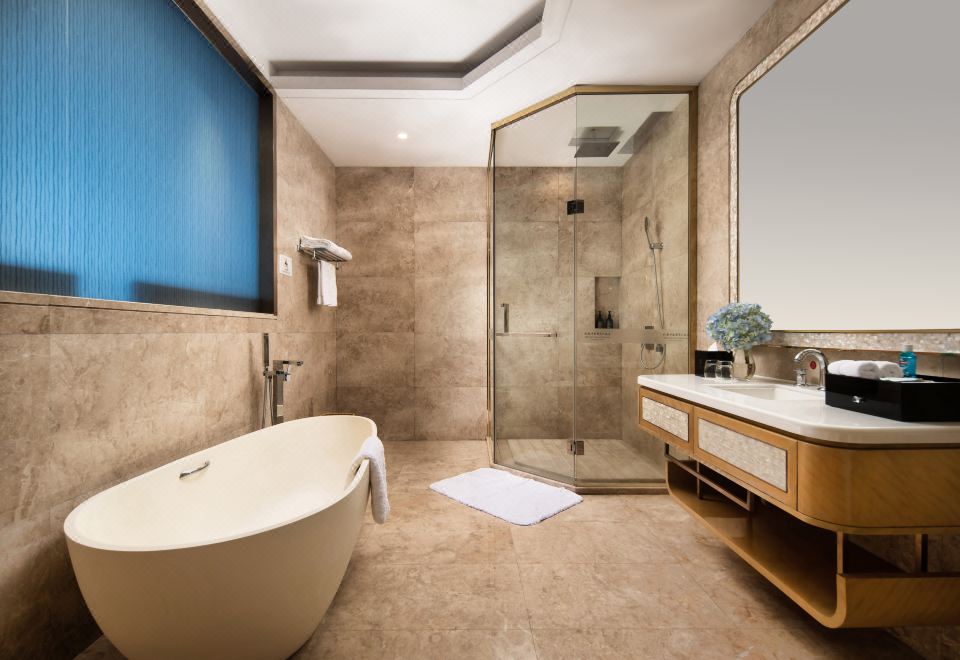 高级特惠双床房-高速WIFI-深泡浴缸-全景落地窗