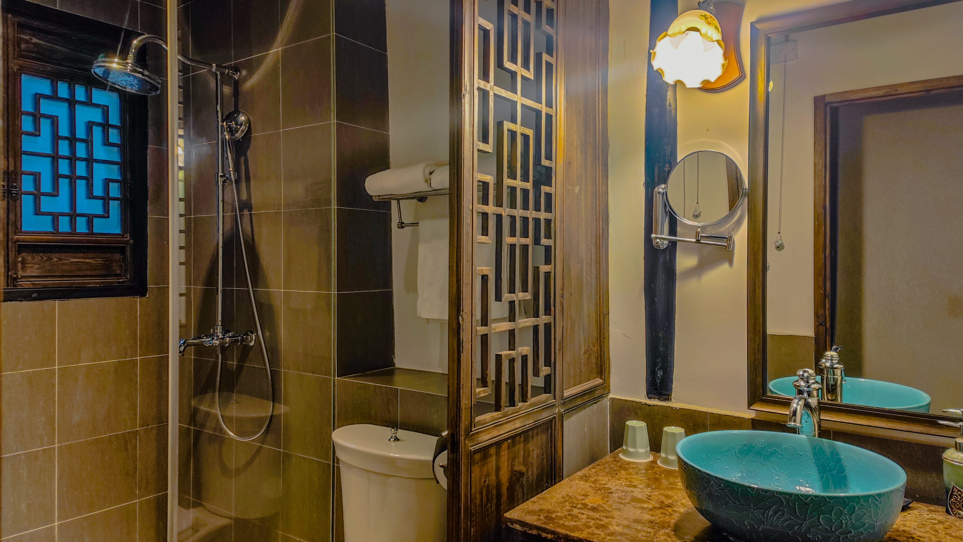 河景·两卧两厅复式套房（75号）（古雅丝制蚊帐+民国风会客厅+超大榻榻米）