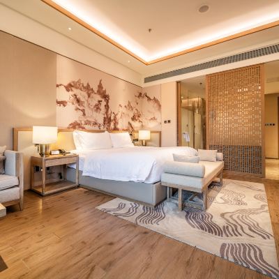 豪華大床房｜含私湯泡池 石阡佛頂山溫泉小鎮·御湯生溫泉度假飯店優惠