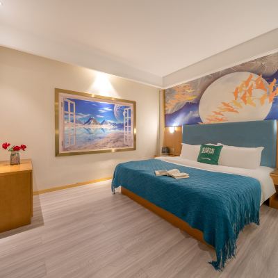 簡約 | 馨享大床房（溫馨簡約+助眠床墊+飯店公區提供自助洗衣房） 滙美飯店（南寧江南萬達劇場地鐵站店）優惠