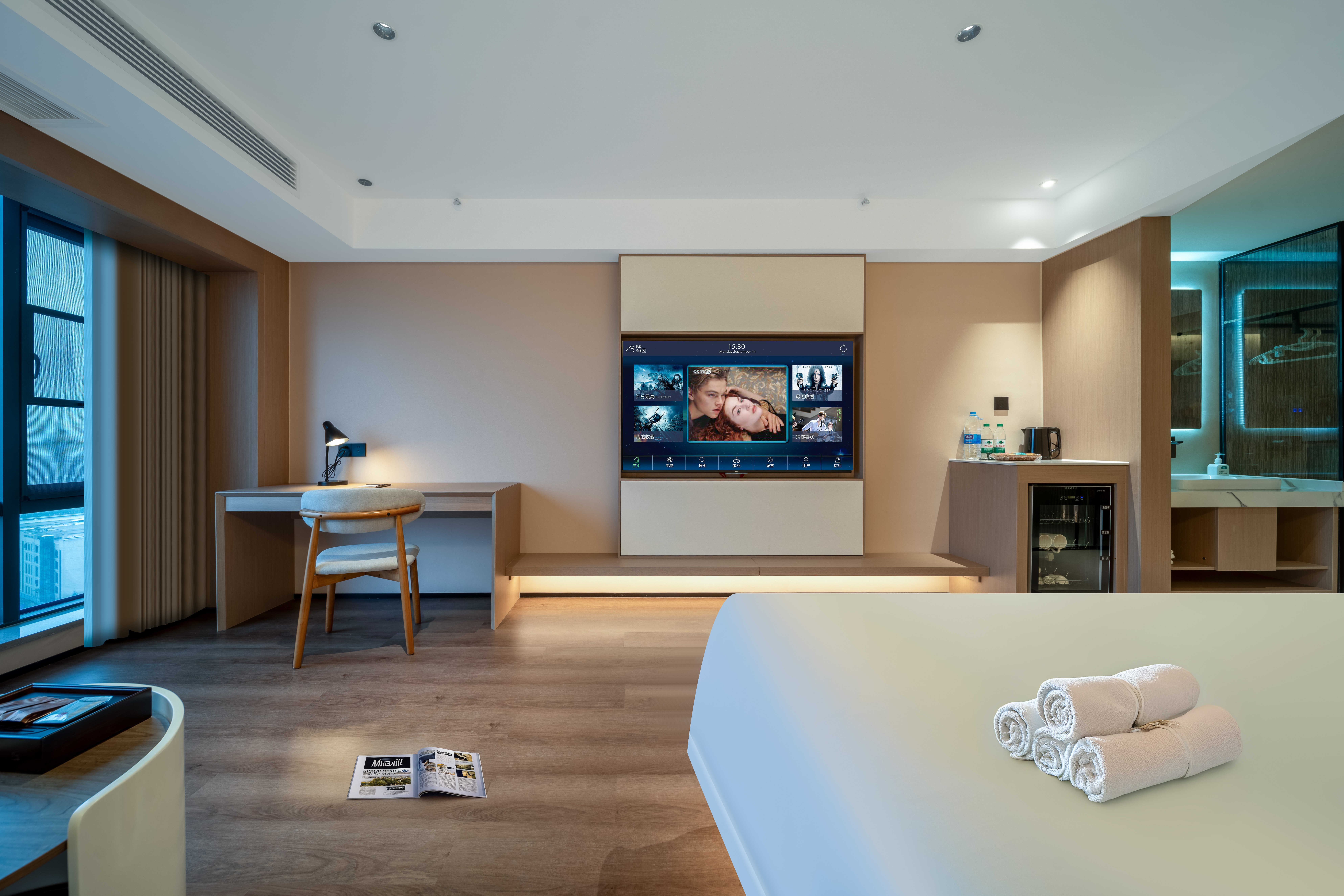 观景行政大床房（全屋智能+影视会员+180°落地观景）