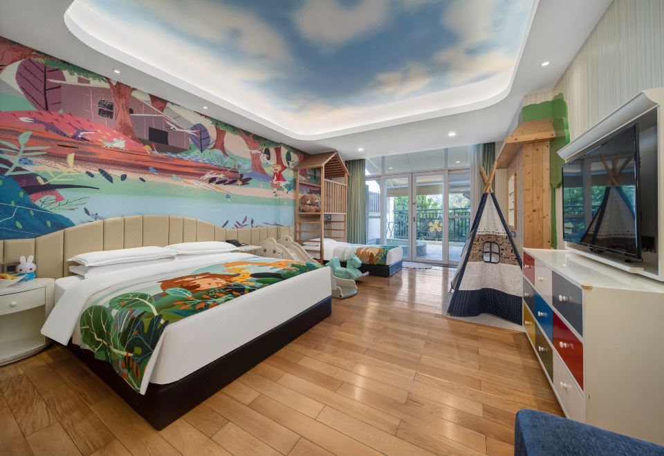 森林探險主題房丨獨立泡池