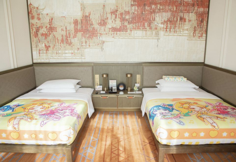 巴啦啦小魔仙音樂親子主題豪華雙床房