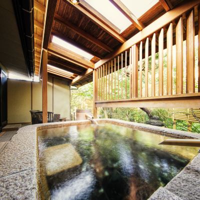 専用和庭テラス＋露天風呂付客室「平安」 湯めぐりの宿　吉春 クーポン