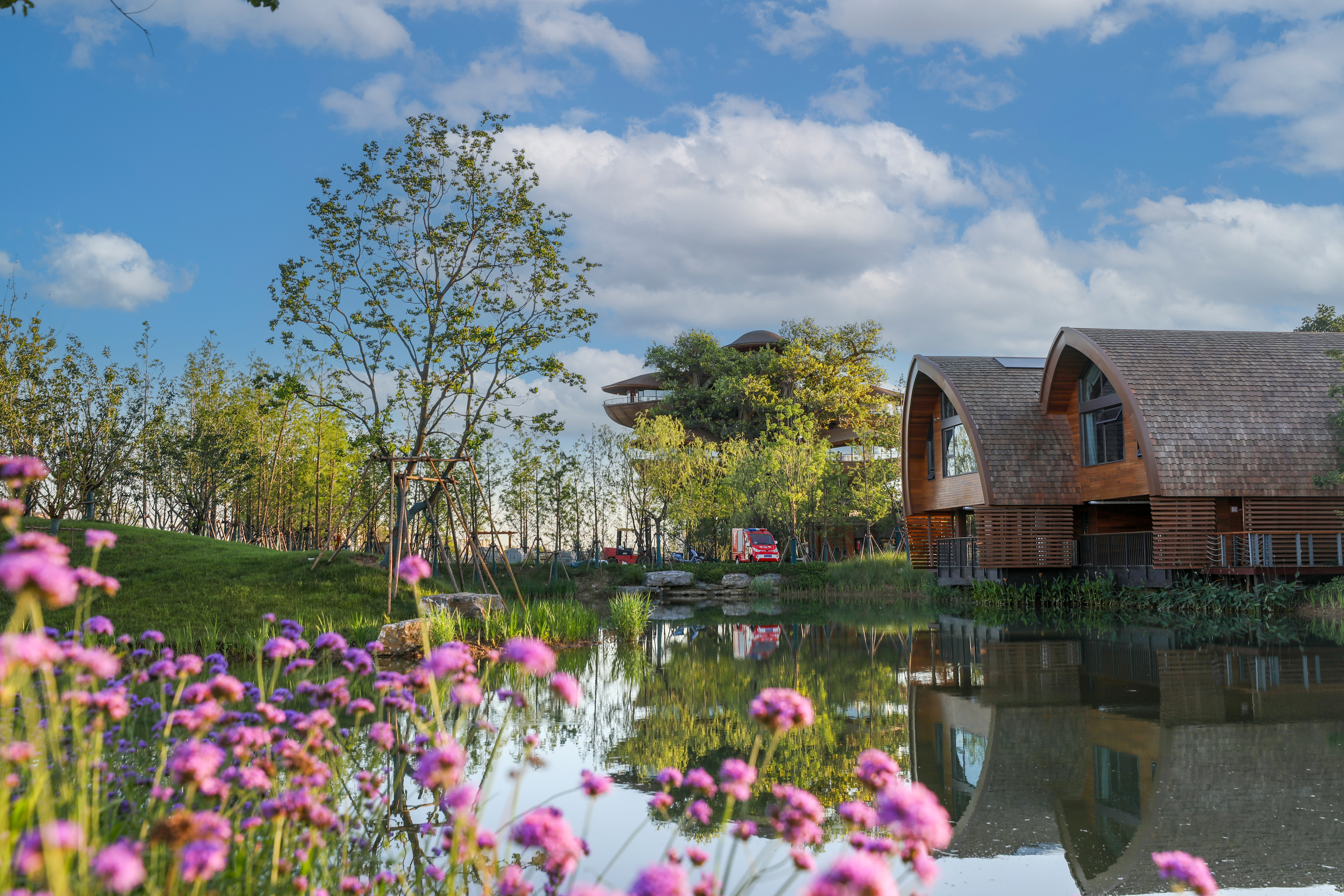 星梦复式双卧别墅「独享庭院·超大客厅·观星阁楼」