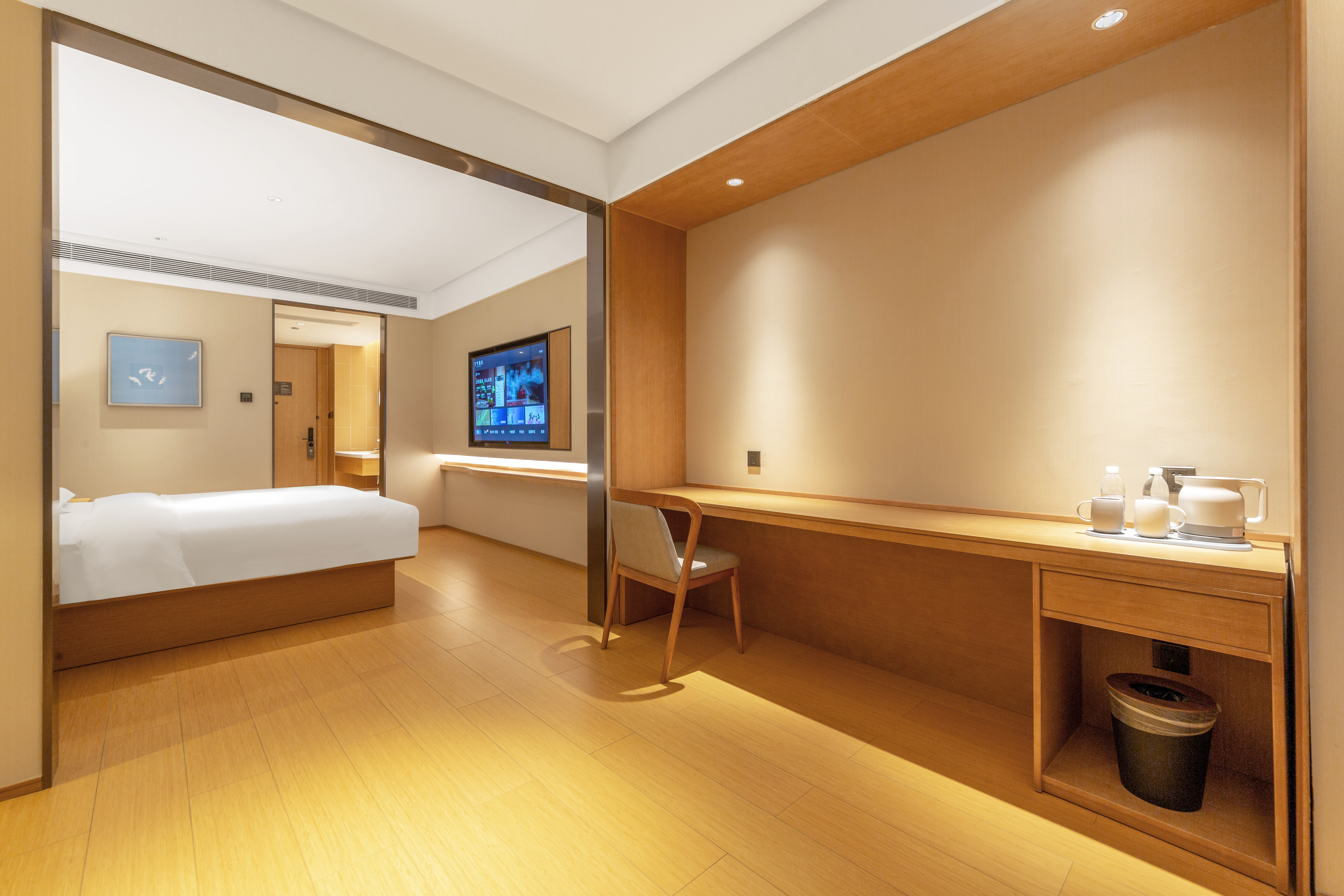 舒压豪华大床房【拾趣茶具|品茶空间|深睡记忆棉垫】