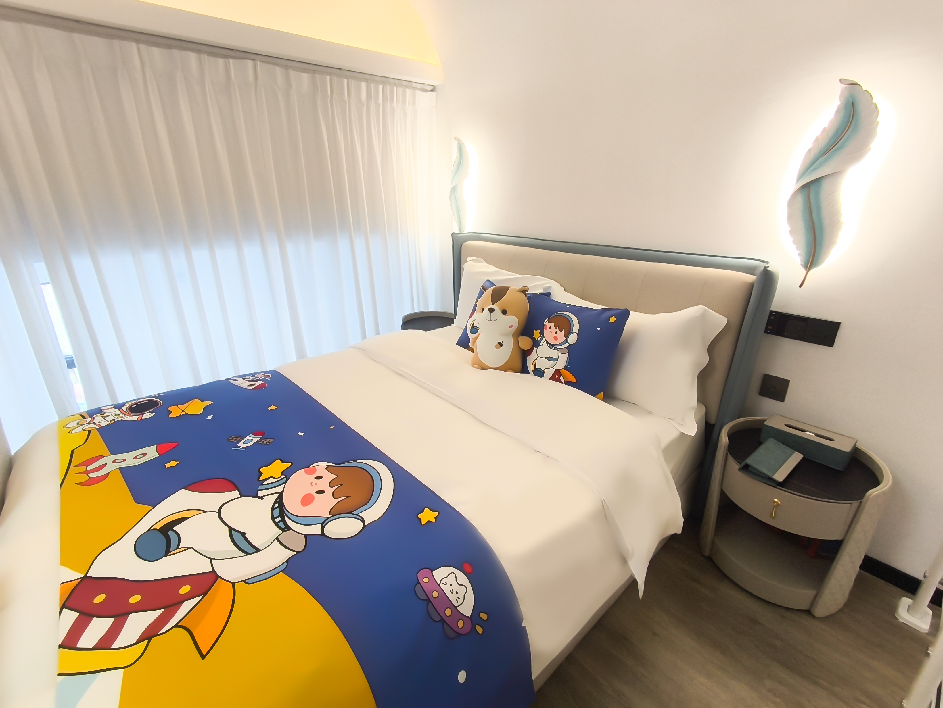 复式亲子直通漂流河房（独立泡池）