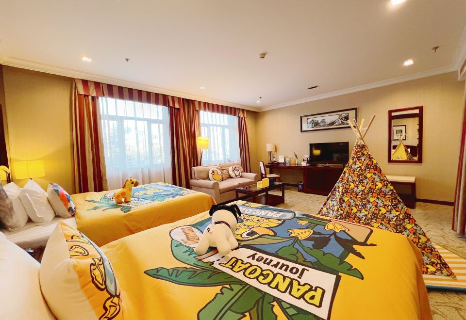 小黄鸭主题亲子房