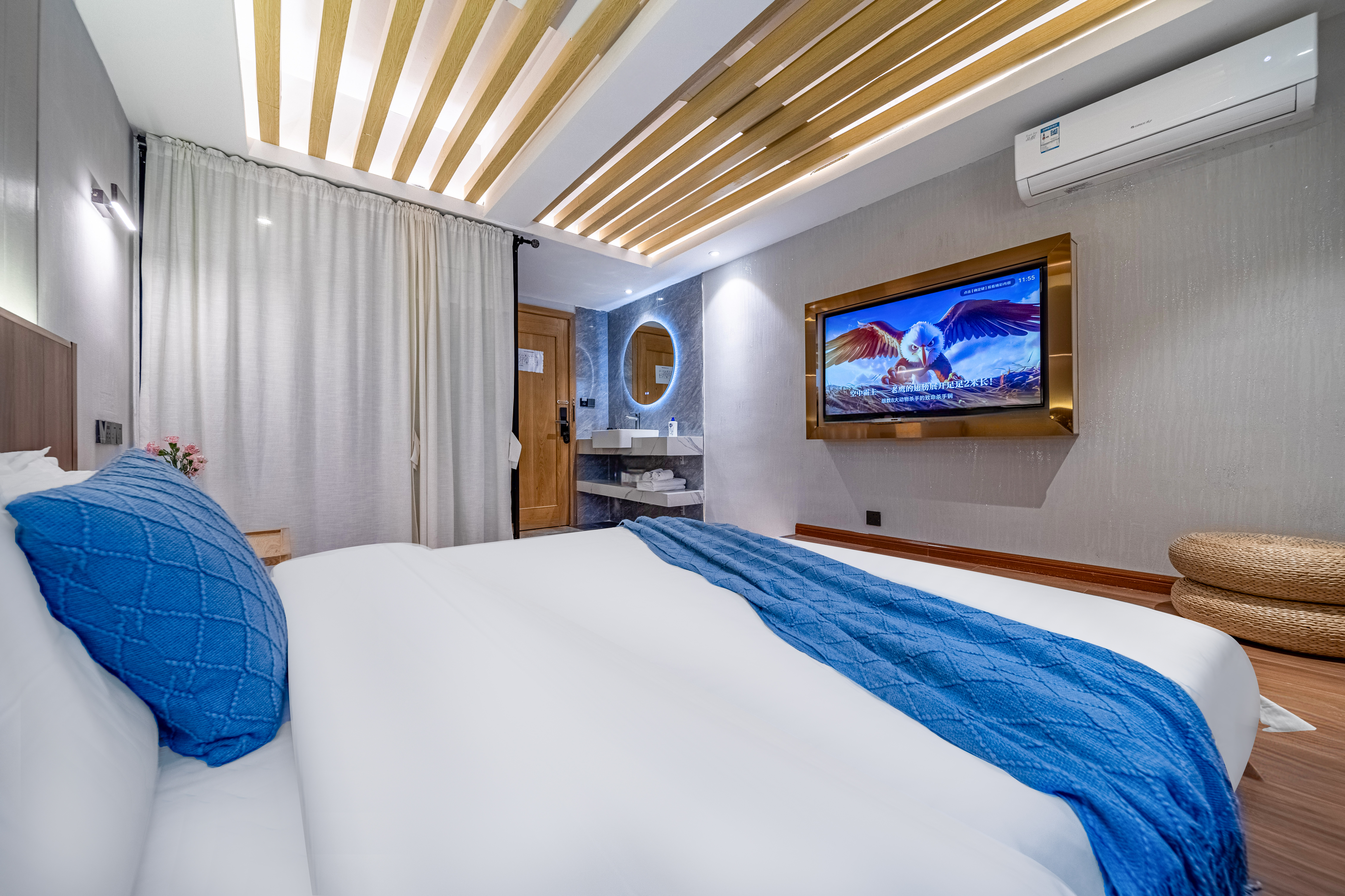 月白沉香·榻榻米房【舒睡好眠+雅致静逸】