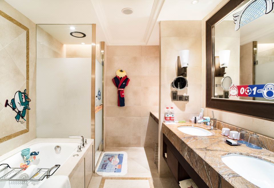 超级飞侠运动亲子单间大床套房