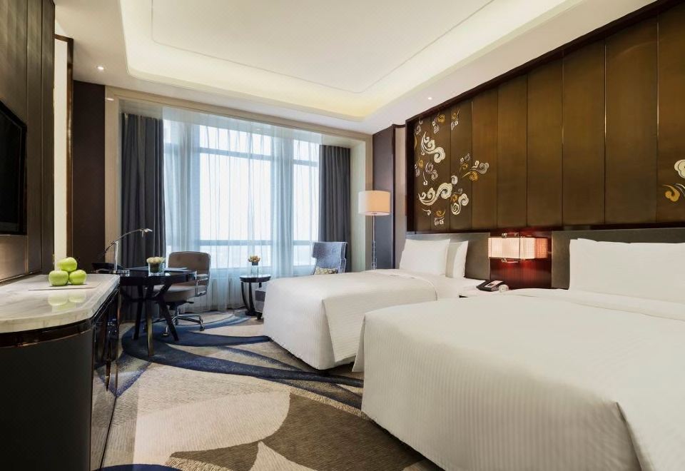 尊享凤城城市景观双床房