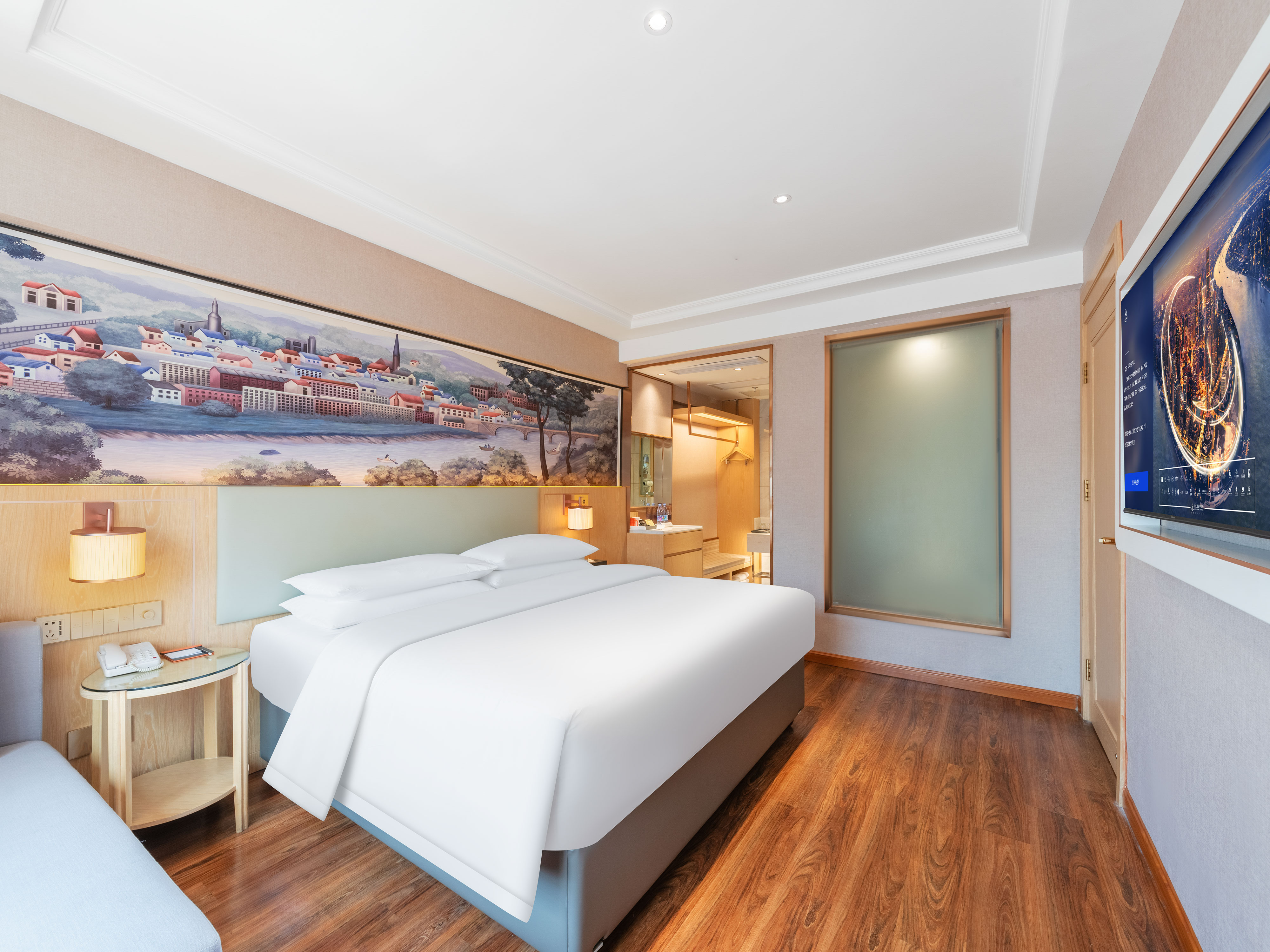 麻将大床套房｜休闲娱乐｜视野开阔｜深睡记忆枕