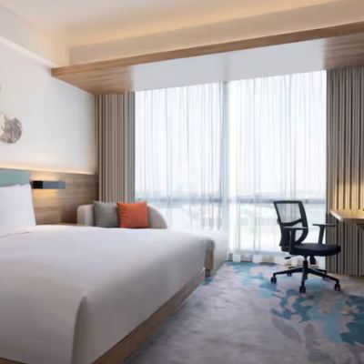 特大床客房 Hilton Garden Inn Jakarta Taman Palem優惠