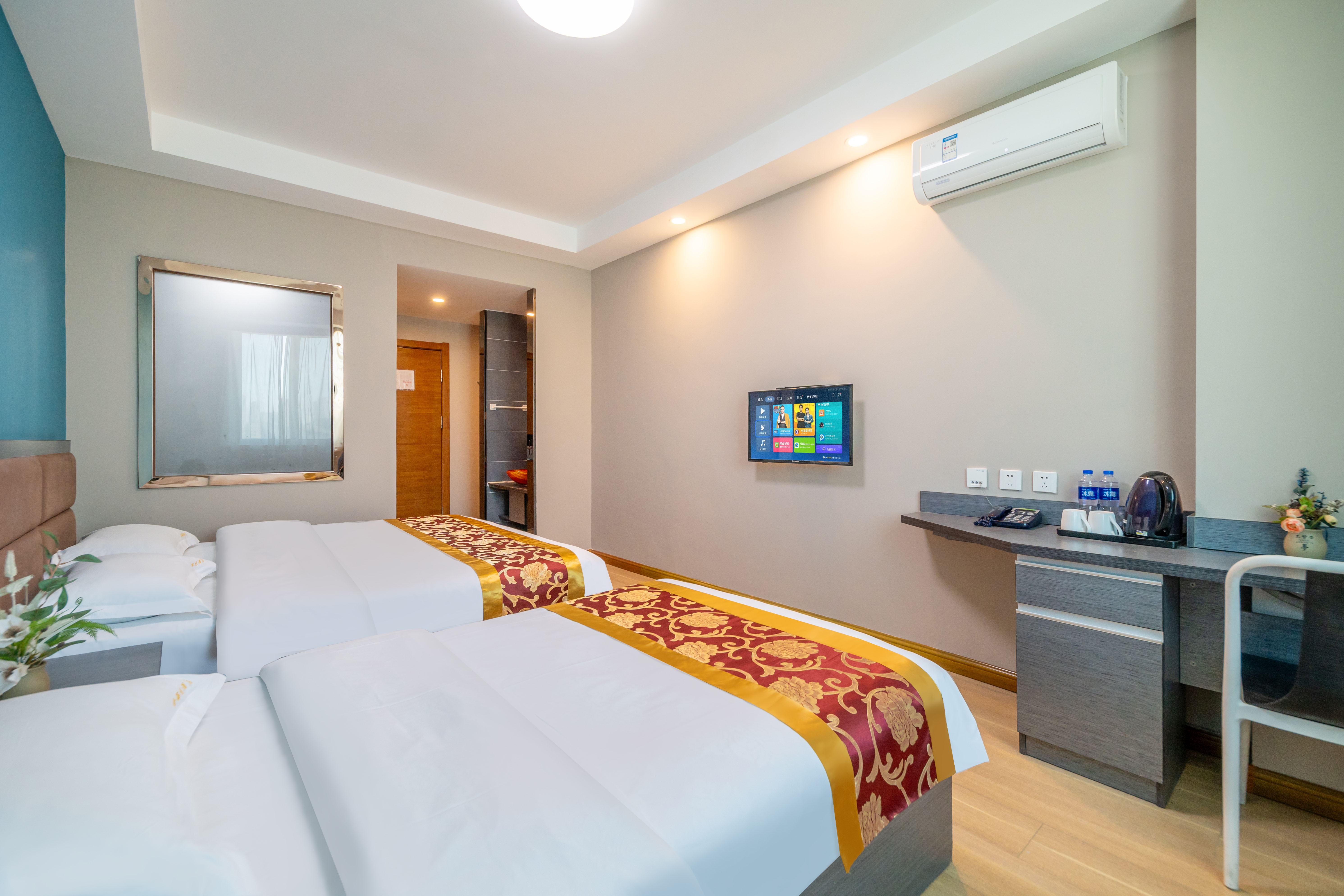 悦享·亲子家庭房|高空山景|零压床品|独立空调