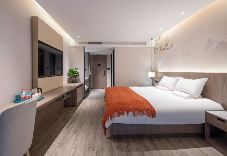 竹林氧吧·私享汤池温泉大床房（观景阳台+智能马桶）