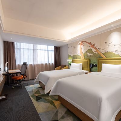 豪享雙床房--舒達床墊+小冰箱 麗呈和一飯店（鶴山廣場店）優惠