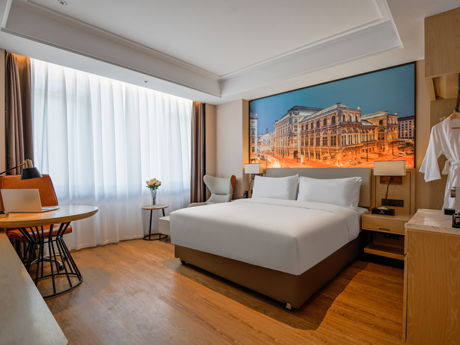 豪华套房一房一厅【功夫茶具+商务办公桌+Coffee机】