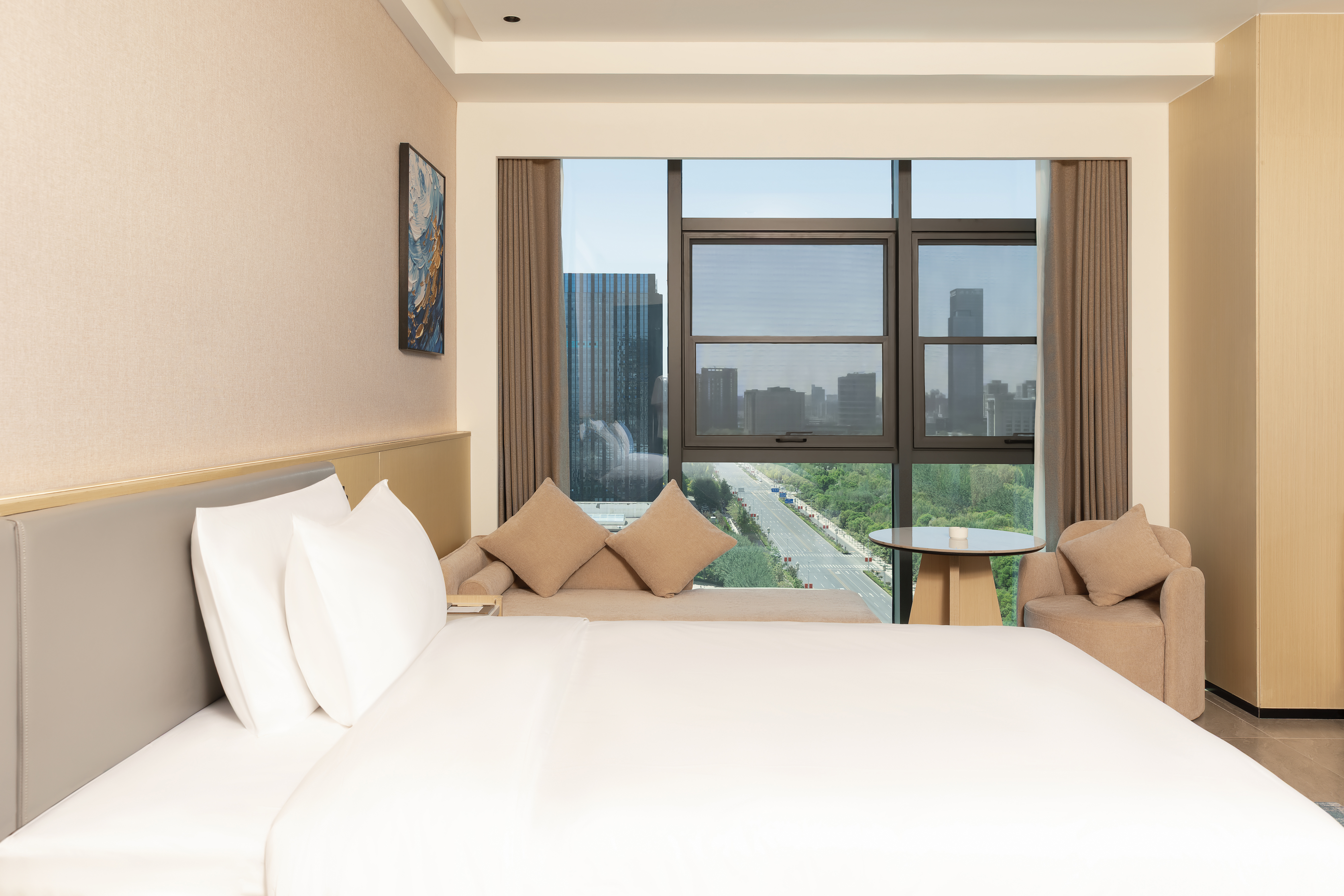 Wenhe Ruixi International HotelDeluxe Twin Room (With View)