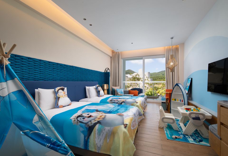 企鵝帕西親子雙床房