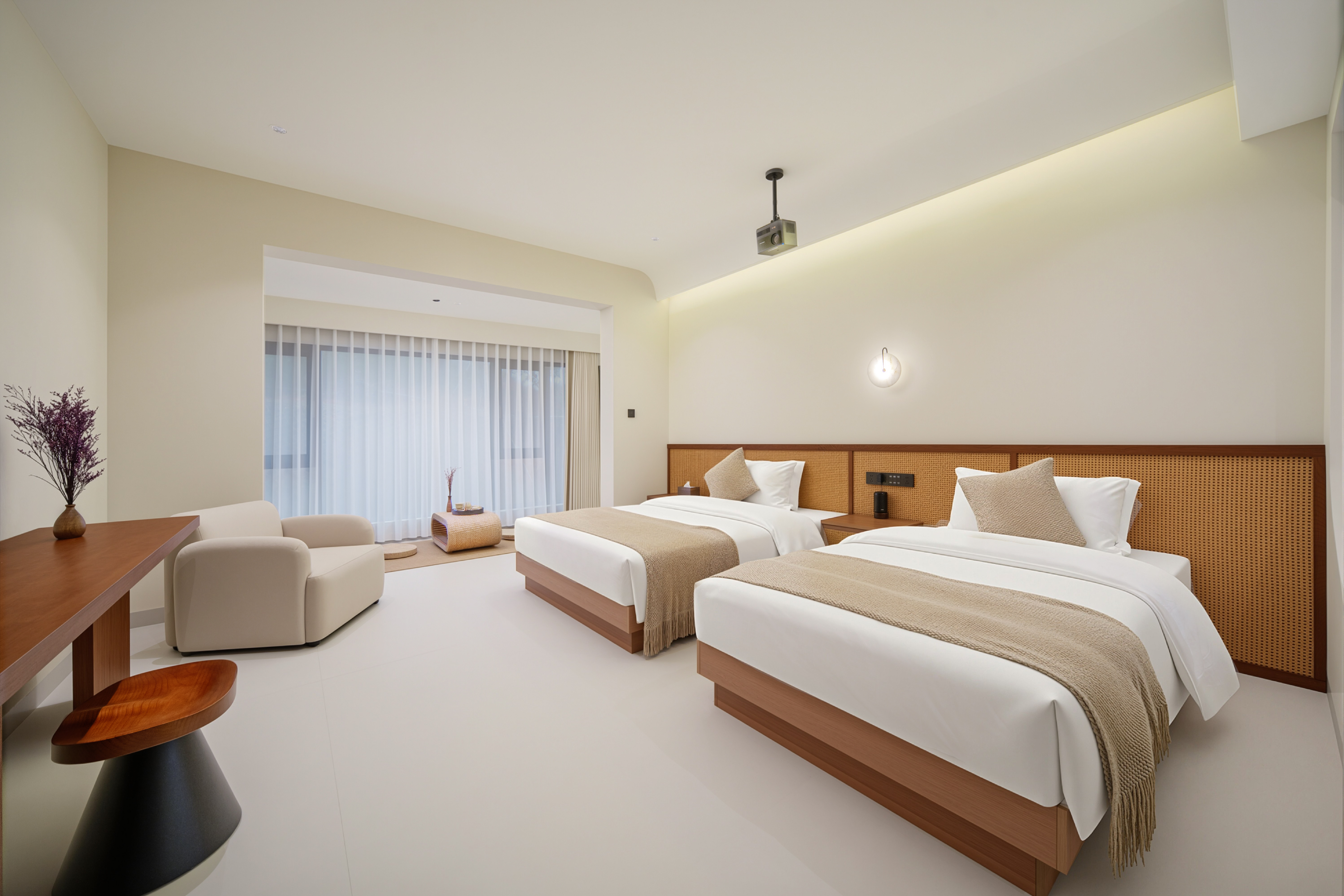 邀月?观景双床房【全屋智能+巨幕投影+观景茶歇角】