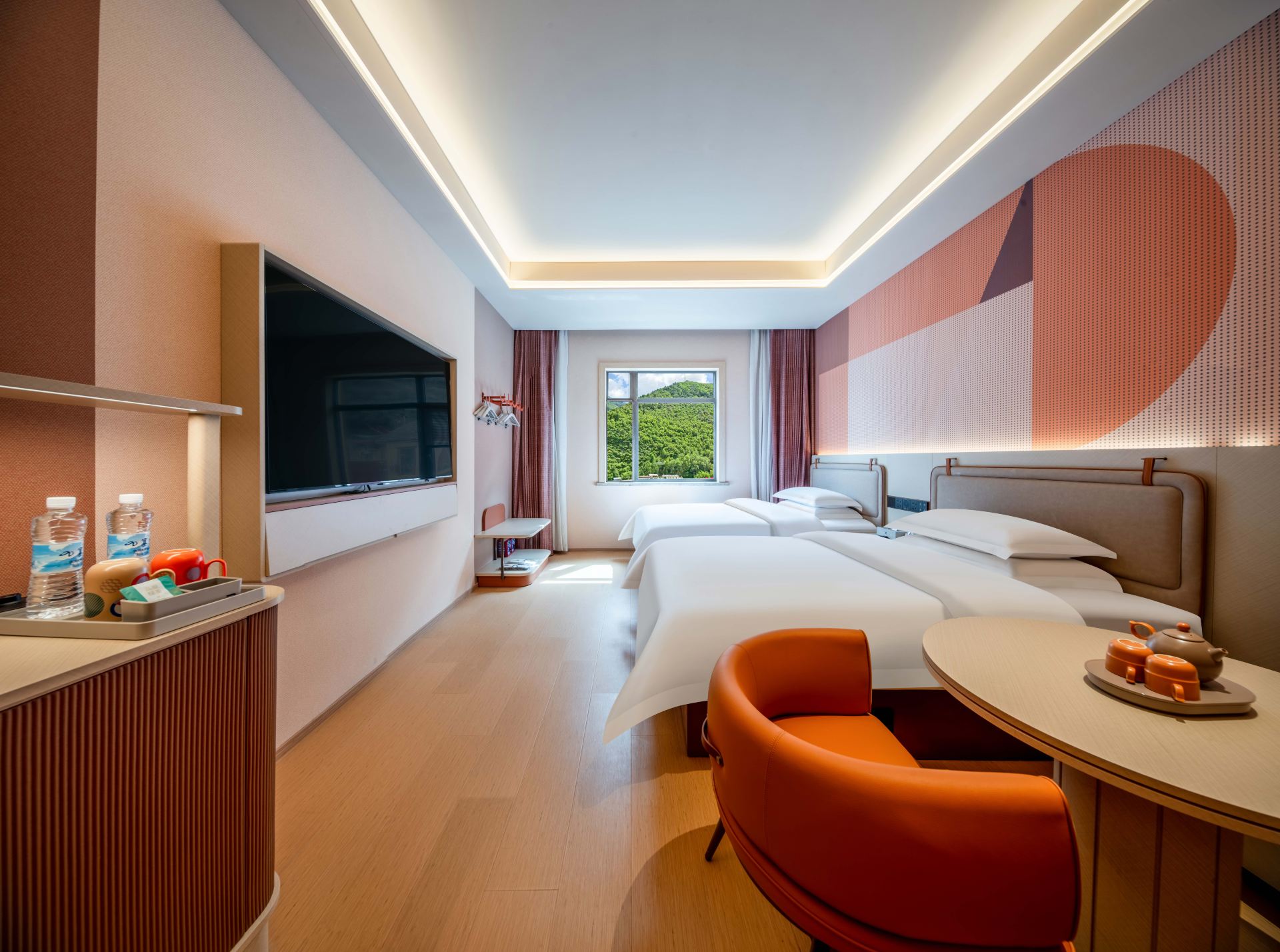Zero-Pressure Deluxe Twin Room