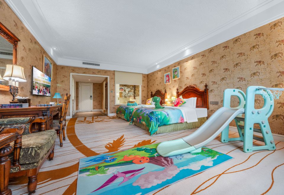 雨林温泉 亲子主题双床房