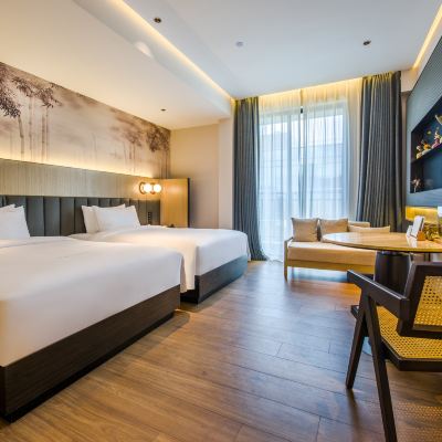 優享智控雙床房丨智能家居丨科勒衛浴 廣州靜謐坊 HOUSE HOTEL（天河智慧城店）優惠