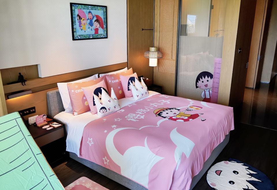 樱桃小丸子亲子大床房