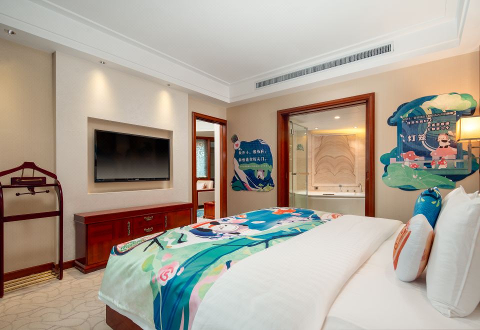 主题亲子家庭套房「沉浸文化风格+2室1厅+欢乐时光」
