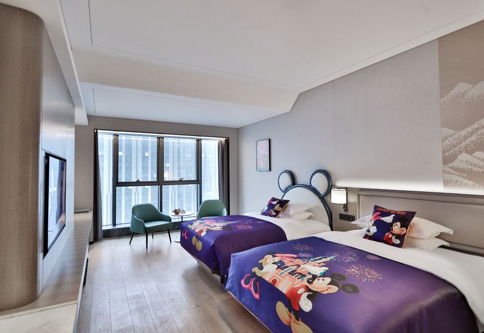 Themed 2-bed Room Of Mickey Mouse