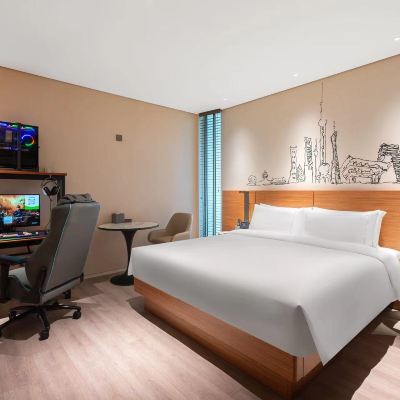 靜享電競大床房（電競電腦+智能語音+私享Coffee機） 上海靜安逸扉酒店優惠