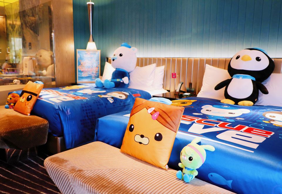 海底小纵队亲子主题双床房