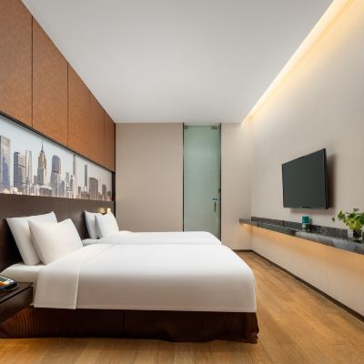 豪華雙床房-【金可兒床墊+安靜睡眠•私享靜謐】 廣州珠江新城木蓮莊飯店優惠