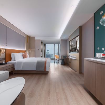 雲端湖景大床房 武漢漢口金融中心美侖飯店優惠