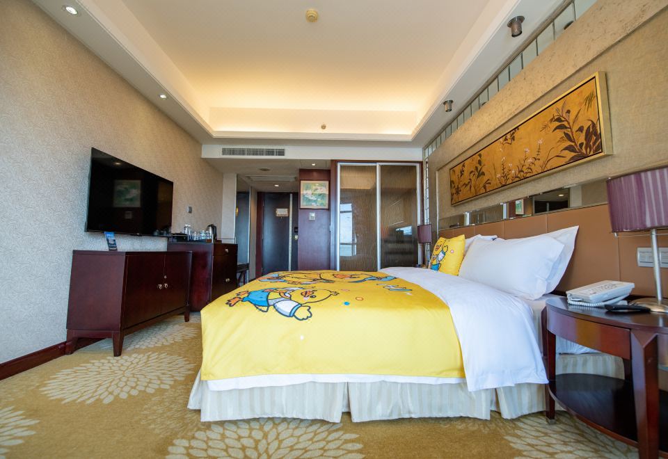 萌宠小黄鸭亲子大床房