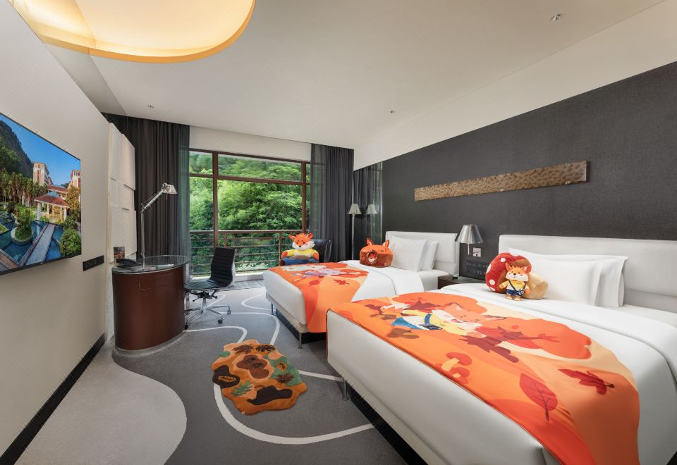 豪友團親子陽臺雙床房