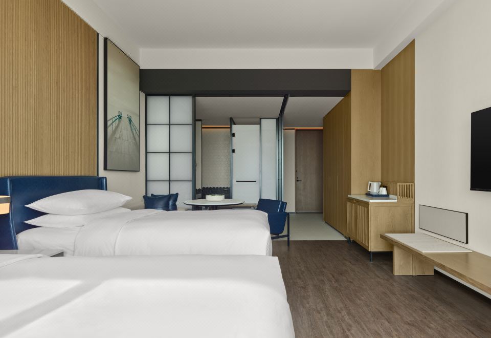 湖景豪華雙床房